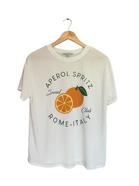 Green Envelope Aperol Spritz Social Club Rome Italy Tee